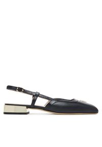 Aigner Sandały Fashion Saskia 18A 1251090 Czarny. Kolor: czarny. Materiał: skóra