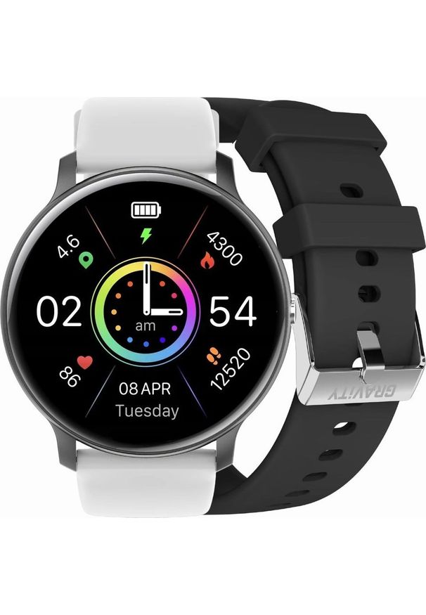 Smartwatch Gravity Zegarek SMARTWATCH - GT1-4 PRO BK/BK/WH. Rodzaj zegarka: smartwatch