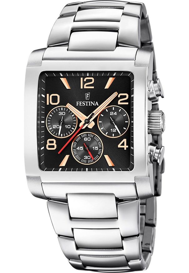 Zegarek Festina Zegarek męski Festina F20652-4 srebrny. Kolor: srebrny