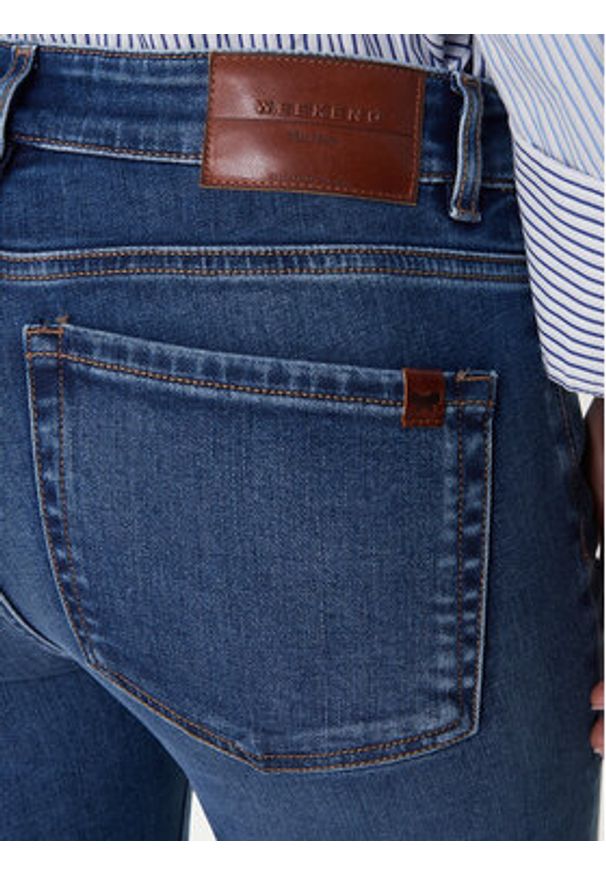 Weekend Max Mara Jeansy Rapallo 2615181071 Niebieski Skinny Fit. Kolor: niebieski