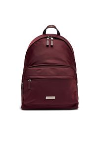 Calvin Klein Plecak Sleek Round LV04D3143G Bordowy. Kolor: czerwony. Materiał: materiał