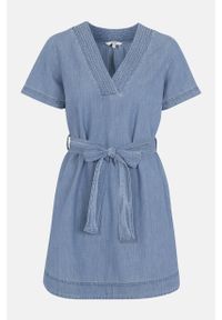 Cellbes - Dżinsowa tunika z paskiem. Kolor: niebieski. Materiał: bawełna. Długość rękawa: krótki rękaw. Długość: krótkie #2