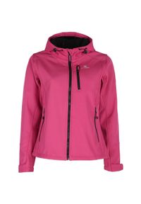 ZUMBA WEAR - Damska Kurtka Softshell Octavia Fuksja - Komfort i Styl. Kolor: różowy. Materiał: softshell. Sport: turystyka piesza
