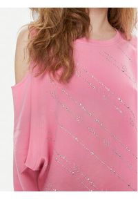 Liu Jo Sport Bluza TA4170 FS090 Różowy Regular Fit. Kolor: różowy. Materiał: bawełna. Styl: sportowy #2