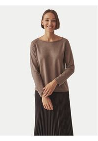 Tatuum Spódnica plisowana Brimi T2419.174B Brązowy Regular Fit. Kolor: brązowy. Materiał: syntetyk
