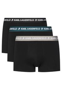 Karl Lagerfeld - KARL LAGERFELD Komplet 3 par bokserek A1M47021 Czarny. Kolor: czarny. Materiał: bawełna
