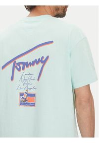 Tommy Jeans T-Shirt Faded Graphic DM0DM20768 Zielony Relaxed Fit. Kolor: zielony. Materiał: bawełna