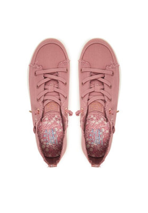skechers - Skechers Sneakersy BOBS B Cute 2.0 114150/ROS Różowy. Kolor: różowy. Materiał: skóra