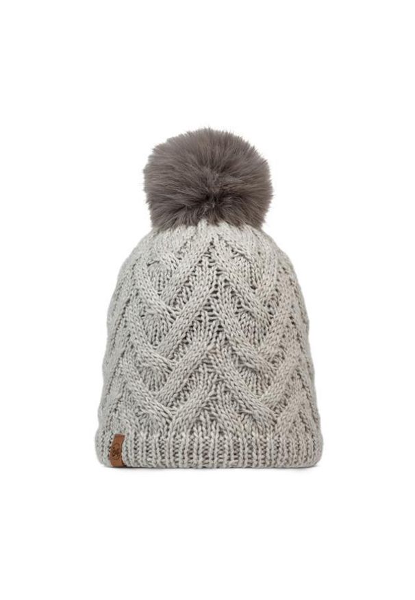 Buff - Czapka BUFF KNITTED & FLEECE BAND BEANIE CARYN CRU. Kolor: biały. Sezon: zima. Styl: sportowy