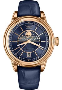 AVIATOR - Zegarek Aviator Zegarek damski Aviator V.1.33.2.256.4 niebieski. Kolor: niebieski #1