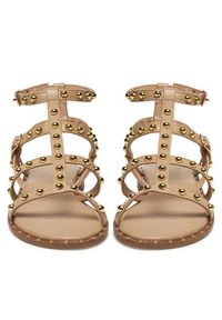 DeeZee Sandały LE601-112 Beżowy. Kolor: beżowy. Materiał: skóra #6