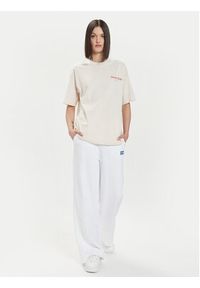 4f - 4F T-Shirt 4FWSS24TTSHF1265 Écru Oversize. Materiał: bawełna #5