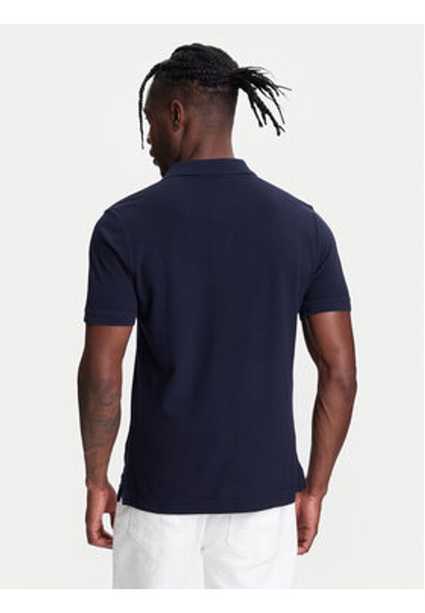 United Colors of Benetton - United Colors Of Benetton Polo 3089U302J Granatowy Regular Fit. Typ kołnierza: polo. Kolor: niebieski. Materiał: bawełna