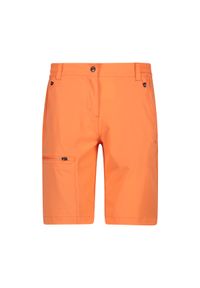 Damskie szorty bermudzkie CMP. Kolor: pomarańczowy. Sport: turystyka piesza #1