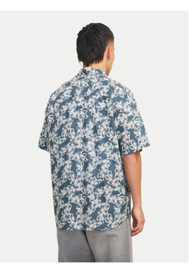 Jack & Jones Koszula Joshua 12271089 Niebieski Wide Fit. Kolor: niebieski. Materiał: bawełna