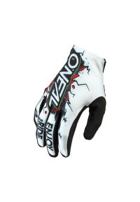 O'NEAL - Rękawiczki rowerowe mtb dziecięce O'neal Matrix Villain. Kolor: biały. Sport: kolarstwo