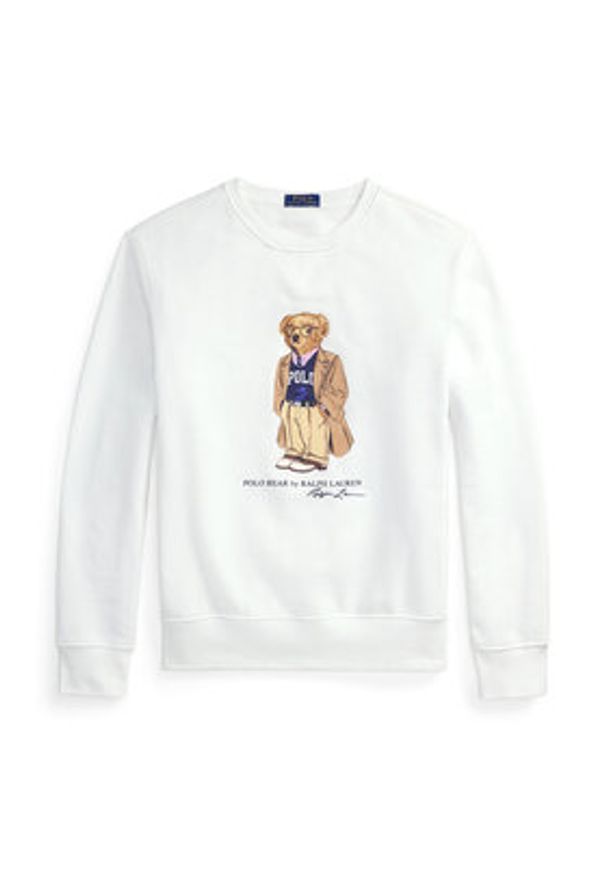 Polo Ralph Lauren Bluza 710973161001 Biały Regular Fit. Typ kołnierza: polo. Kolor: biały. Materiał: bawełna