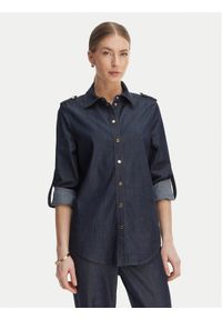 Marciano Guess Koszula jeansowa G6GH29 D1082 Granatowy Regular Fit. Kolor: niebieski. Materiał: lyocell #1