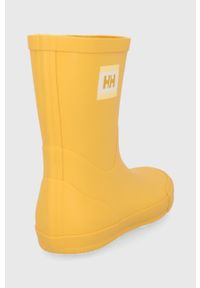 Helly Hansen kalosze damskie kolor żółty 11661-344. Nosek buta: okrągły. Kolor: żółty. Materiał: guma #4