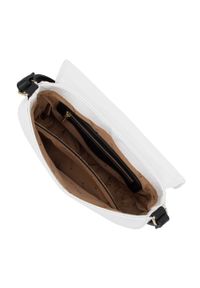 Wittchen - Damska listonoszka z ekoskóry croco biała. Kolor: biały. Wzór: aplikacja, haft, gładki. Dodatki: z haftem. Materiał: skórzane. Rozmiar: małe. Styl: klasyczny, elegancki #4