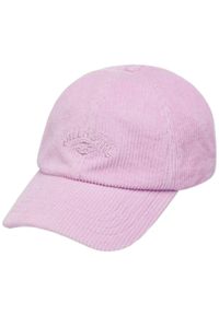Czapka z daszkiem damska Billabong Essential Cord. Kolor: różowy