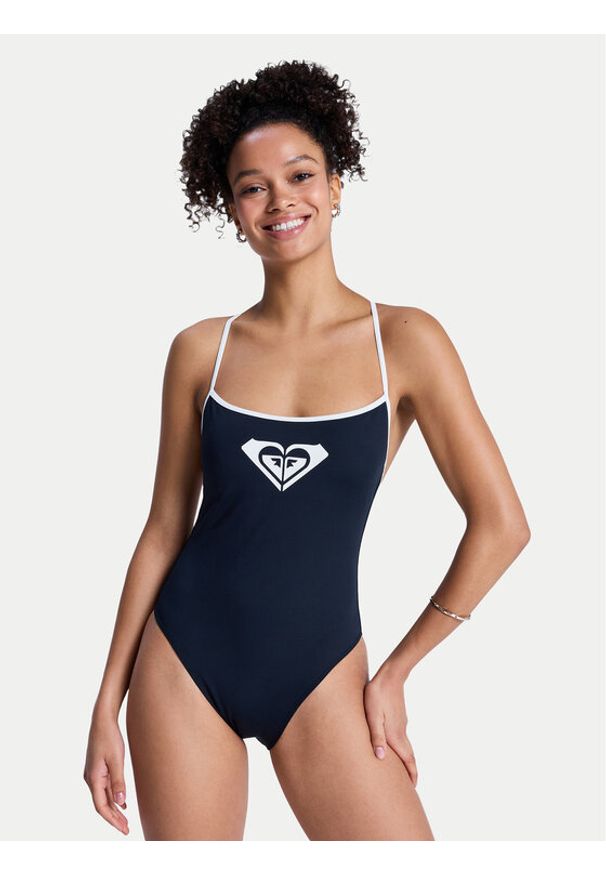 Roxy Strój kąpielowy The Retro Essentials ERJX103798 Czarny. Kolor: czarny. Materiał: syntetyk