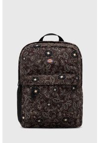 Dickies plecak kolor brązowy duży wzorzysty. Kolor: brązowy #1