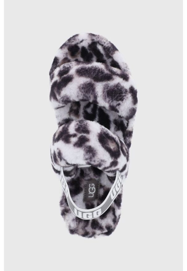 Ugg - UGG - Kapcie wełniane Oh Yeah. Kolor: szary. Materiał: wełna
