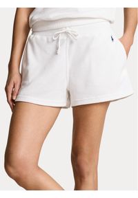 Polo Ralph Lauren Szorty sportowe 211936222001 Biały Regular Fit. Kolor: biały. Materiał: bawełna