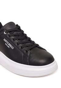 Just Cavalli Sneakersy 78QA3SBF Czarny. Kolor: czarny. Materiał: skóra #6