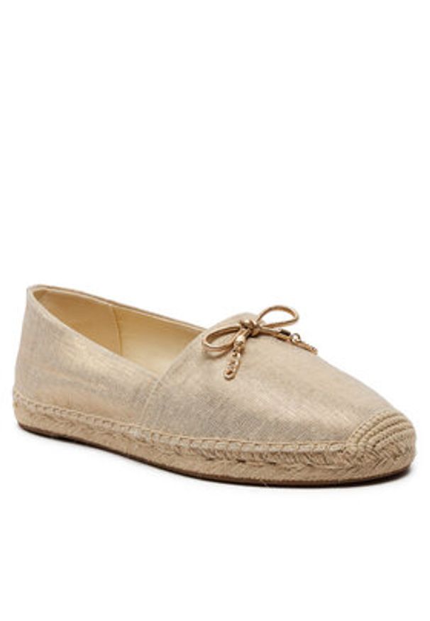 MICHAEL Michael Kors Espadryle Nori 40R4NRFP1D Złoty. Kolor: złoty. Materiał: materiał