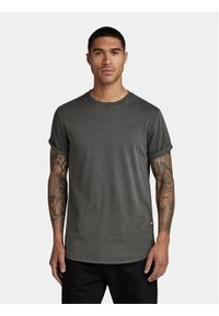 G-Star RAW - G-Star Raw T-Shirt Lash D16396-2653-G179 Szary Regular Fit. Kolor: szary. Materiał: bawełna