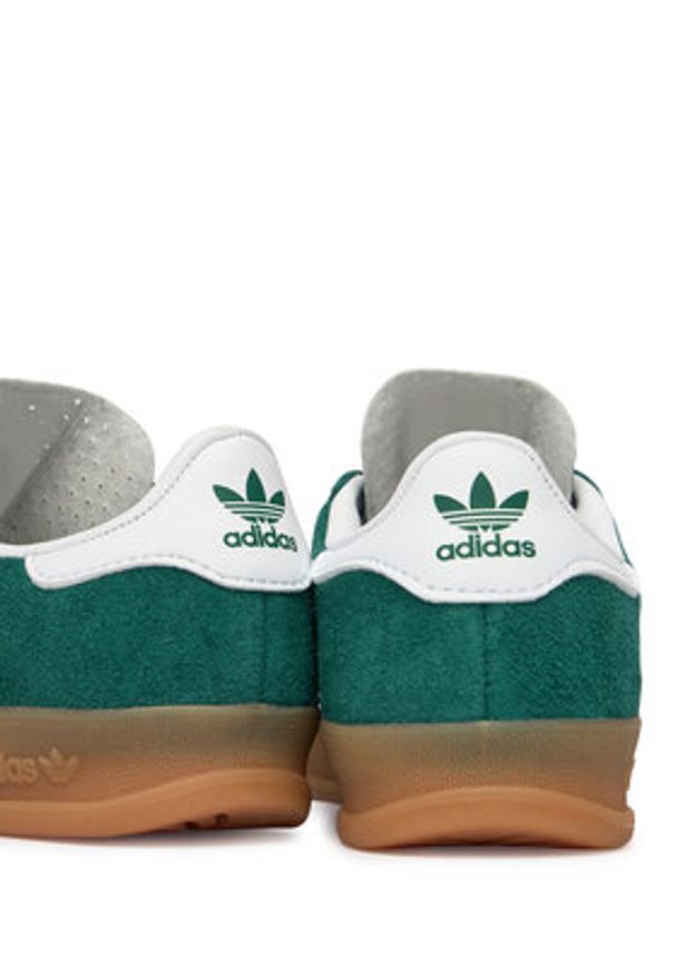 Adidas - adidas Sneakersy Gazelle Indoor IH9134 Zielony. Kolor: zielony. Materiał: zamsz, skóra. Model: Adidas Gazelle