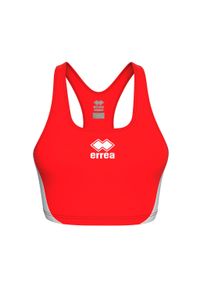 ERREA - Biustonosz dla dziewczynki Errea Elaine Extra. Kolor: czerwony, wielokolorowy, biały. Sport: siatkówka, bieganie #1