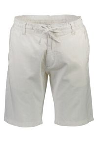 Lindbergh Szorty materiałowe 30-508003 Biały Relaxed Fit. Kolor: biały. Materiał: bawełna
