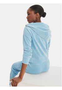 Juicy Couture Bluza Madison JCWAS126326 Błękitny Slim Fit. Kolor: niebieski. Materiał: syntetyk #2