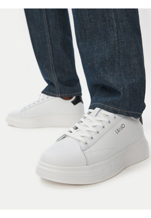 Liu Jo Sneakersy Big 01 7B4027 PX474 Biały. Kolor: biały. Materiał: skóra