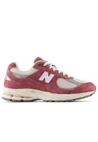 Buty unisex New Balance U2002RS - bordowe. Kolor: czerwony. Materiał: zamsz, guma. Szerokość cholewki: normalna #1