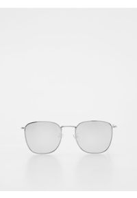 Reserved - Okulary przeciwsłoneczne - srebrny. Kolor: srebrny #1