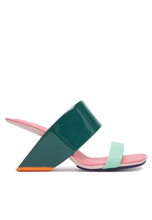 United Nude Klapki Loop Hi 1000597803 Zielony. Kolor: zielony. Materiał: skóra