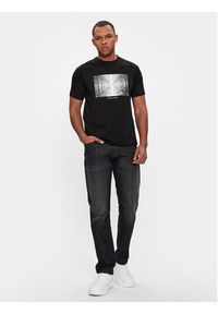 Armani Exchange T-Shirt 3DZTHV ZJBYZ 1200 Czarny Regular Fit. Kolor: czarny. Materiał: bawełna #4