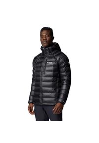 columbia - Kurtka sportowa męska Arctic Crest Down Hooded Jacket. Kolor: czarny. Materiał: nylon