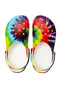 Klapki plażowe dla dzieci Crocs Classic Clog. Okazja: na plażę. Kolor: wielokolorowy. Styl: sportowy