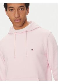 TOMMY HILFIGER - Tommy Hilfiger Bluza Essential MW0MW37235 Różowy Regular Fit. Kolor: różowy. Materiał: bawełna
