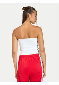 Adidas - adidas Top 3-Stripes KD6235 Biały Slim Fit. Kolor: biały. Materiał: syntetyk #2