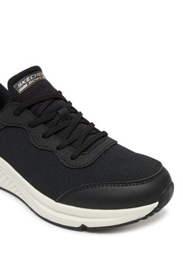 skechers - Skechers Sneakersy Bobs Arch Comfort B Sweet-A Look 117627/BLK Czarny. Kolor: czarny. Materiał: materiał
