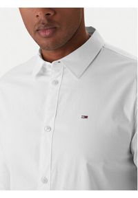 Tommy Jeans Koszula DM0DM04405 Biały Slim Fit. Kolor: biały. Materiał: bawełna #3