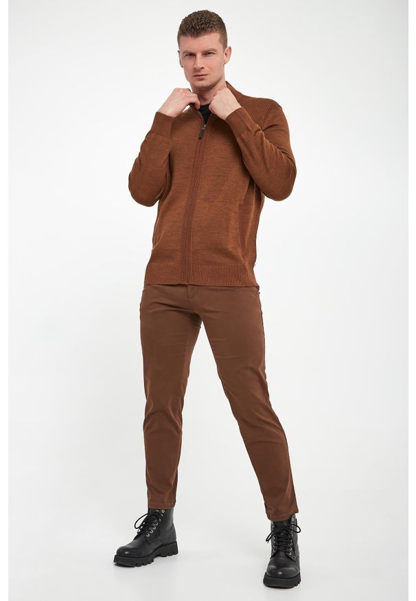 Sweter męski z wełną Jake BRAX. Materiał: wełna