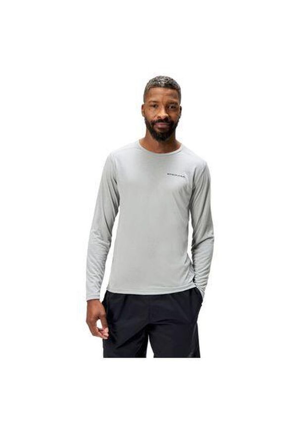 ENDURA - Longsleeve rowerowy męski Endura Loop Tech. Kolor: szary. Długość rękawa: długi rękaw