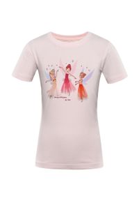Naak - T-shirt Dziecięcy Nax Loreto 104-110 z Miękkiej Bawełny z Kolorowym Nadrukiem. Kolor: wielokolorowy. Materiał: bawełna. Wzór: kolorowy, nadruk
